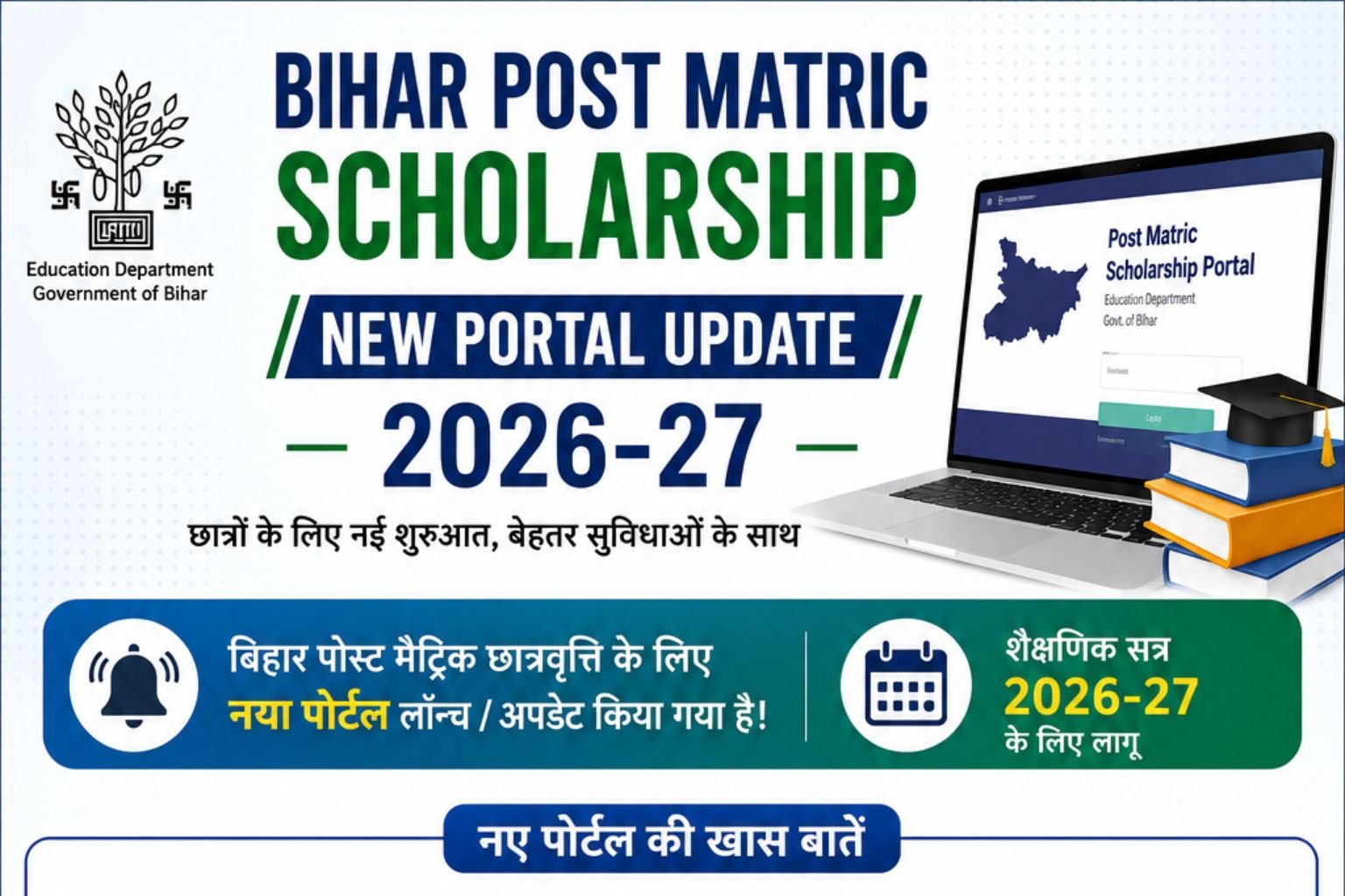 Bihar Post Matric Scholarship 2026-27